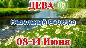ДЕВА♍ Недельный расклад 08-14 ИЮНЯ /Таро Прогноз/Сферы жизни