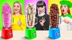 Кулинарный Челлендж# Уэнсдей Против Бабушки # Съедобная Битва от Bubba DO Challenge