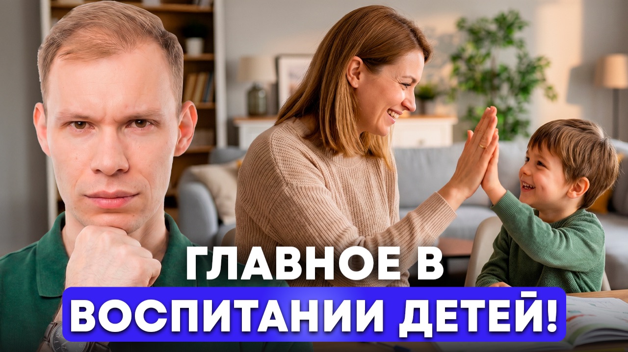 ГЛАВНЫЕ принципы в ВОСПИТАНИИ детей!