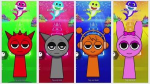 ⚡️ SPRUNKI под COFFIN DANCE! 🔥 Эпичный кавер Incredibox в Tiles Hop EDM Rush 💀🎶
