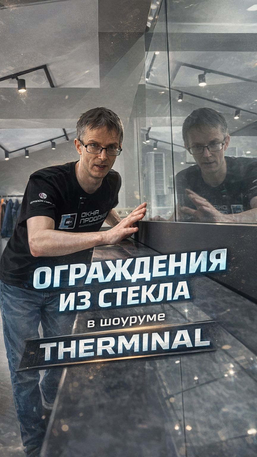 ОГРАЖДЕНИЯ ИЗ СТЕКЛА  Мы находимся в  шоуруме компании THERMINAL