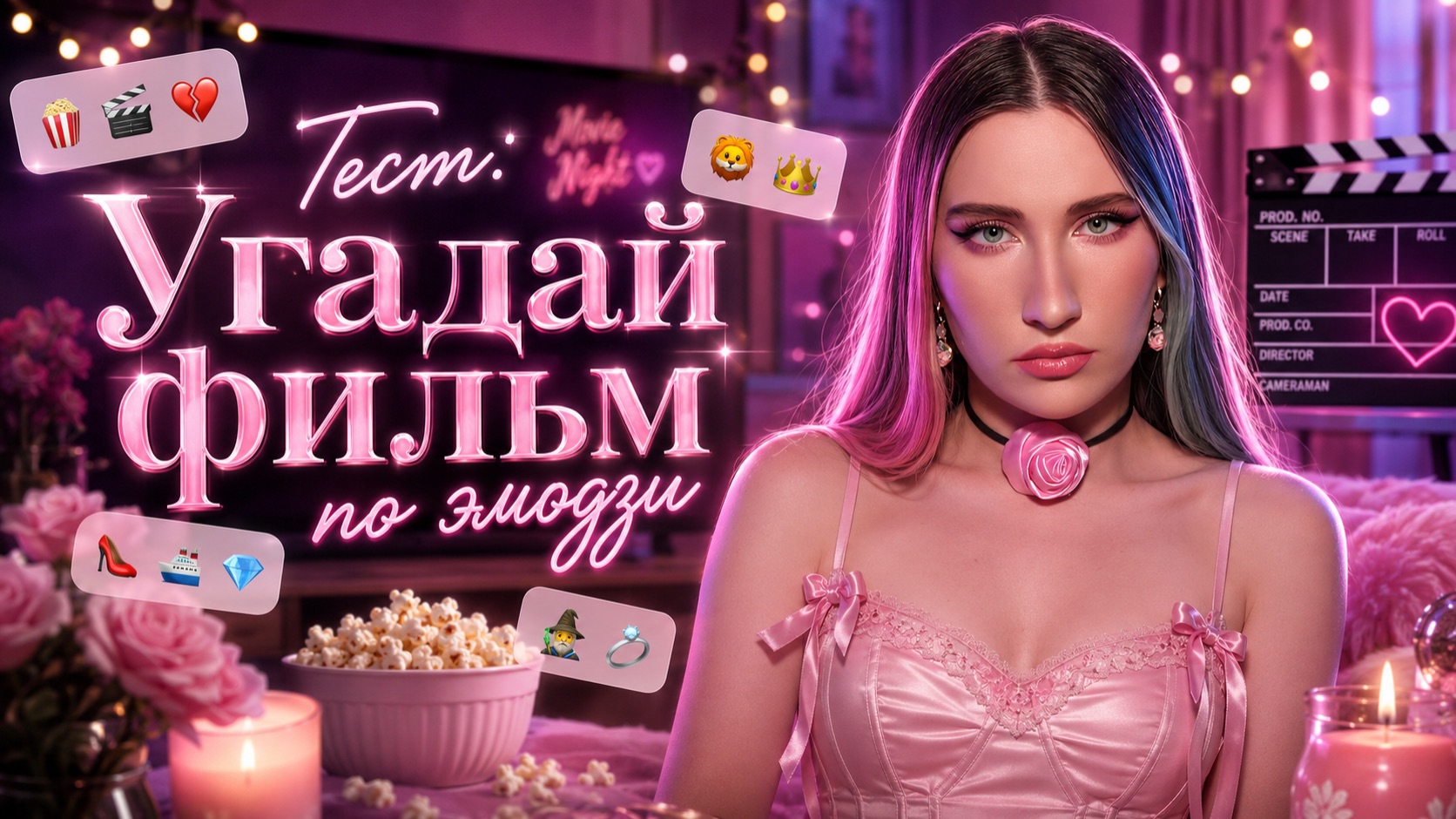Тест: Отгадай Фильм по Эмодзи смотреть онлайн