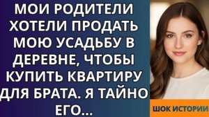 Мои родители хотели продать мою усадьбу в деревне, чтобы купить квартиру для брата!