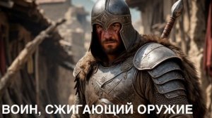 АВИАН. Басня «ВОИН, СЖИГАЮЩИЙ ОРУЖИЕ».