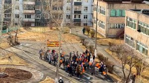Флешмоб «Песни военных лет», посвящённый 79-летию Великой Победы.