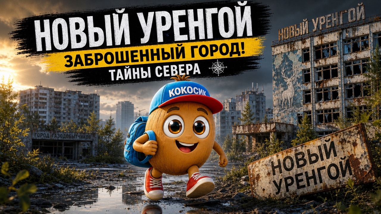 Кокосик бродит по заброшкам Нового Уренгоя