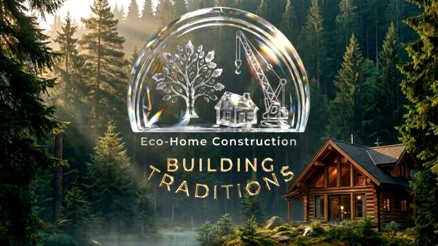 Eco-Home Construction: Живой бренд, который строит традиции | Анимация логотипа | KRYZH LINE
