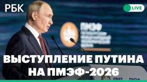 Путин выступает на пленарном заседании ПМЭФ-2026. Прямая трансляция