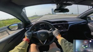 Тест-драйв OPEL CORSA e 2023 от первого лица I 4K