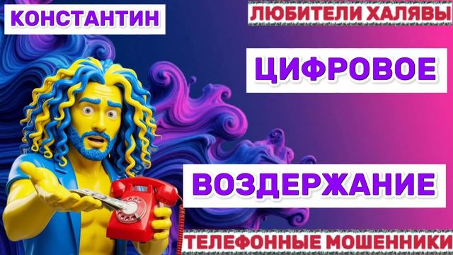 🎉 КОНСТАНТИН. ЦИФРОВОЕ ВОЗДЕРЖАНИЕ😂 | ТЕЛЕФОННЫЕ МОШЕННИКИ смотреть онлайн