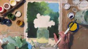 Рисуем букет одуванчиков лего и красиво!💐