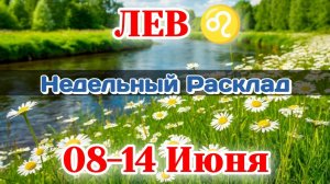 ЛЕВ♌  Недельный расклад 08-14 ИЮНЯ /Таро Прогноз/Сферы жизни