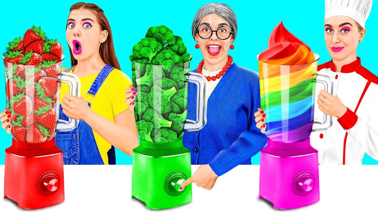 Кулинарный Челлендж# Я против Бабушки # Кухонные гаджеты и Лайфхаки для родителей от TeenTeam смотреть онлайн