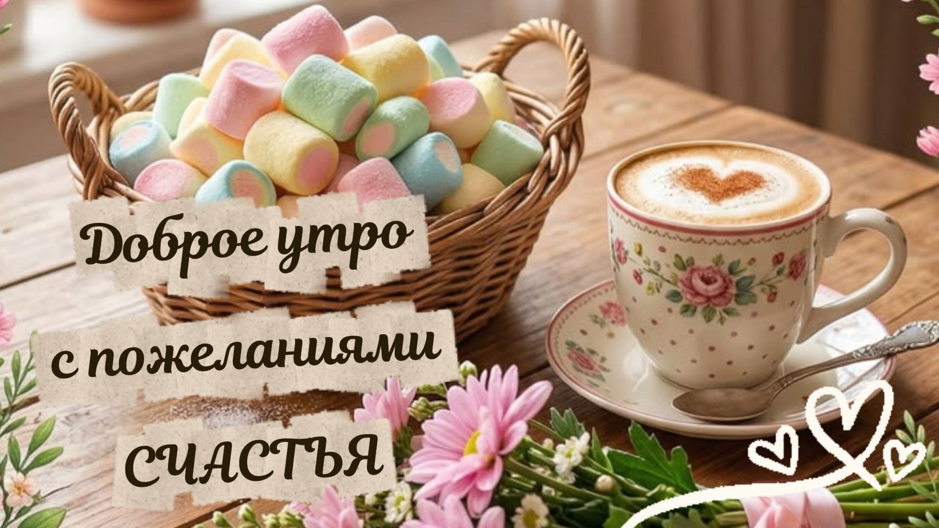 С добрым утром пожелания счастья – музыкальная открытка для самых любимых смотреть онлайн