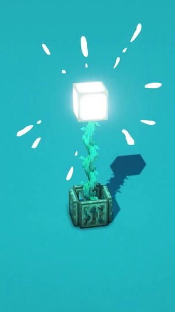 How to Build a Warped Lantern in Minecraft short