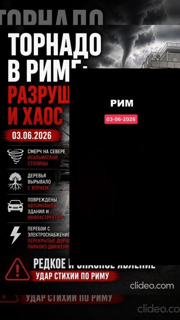 Торнадо в Риме смотреть онлайн
