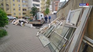 В Белгороде в пострадавшем от атаки БПЛА доме на улице Вокзальной заменили окна в 70 квартирах
