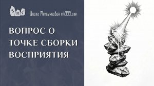 Вопрос о точке сборки восприятия