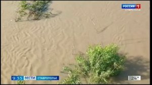 Уровень воды в реке Калаус поднялся за сутки на 20 сантиметров