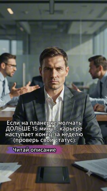 Если на планерке молчать дольше 15 минут