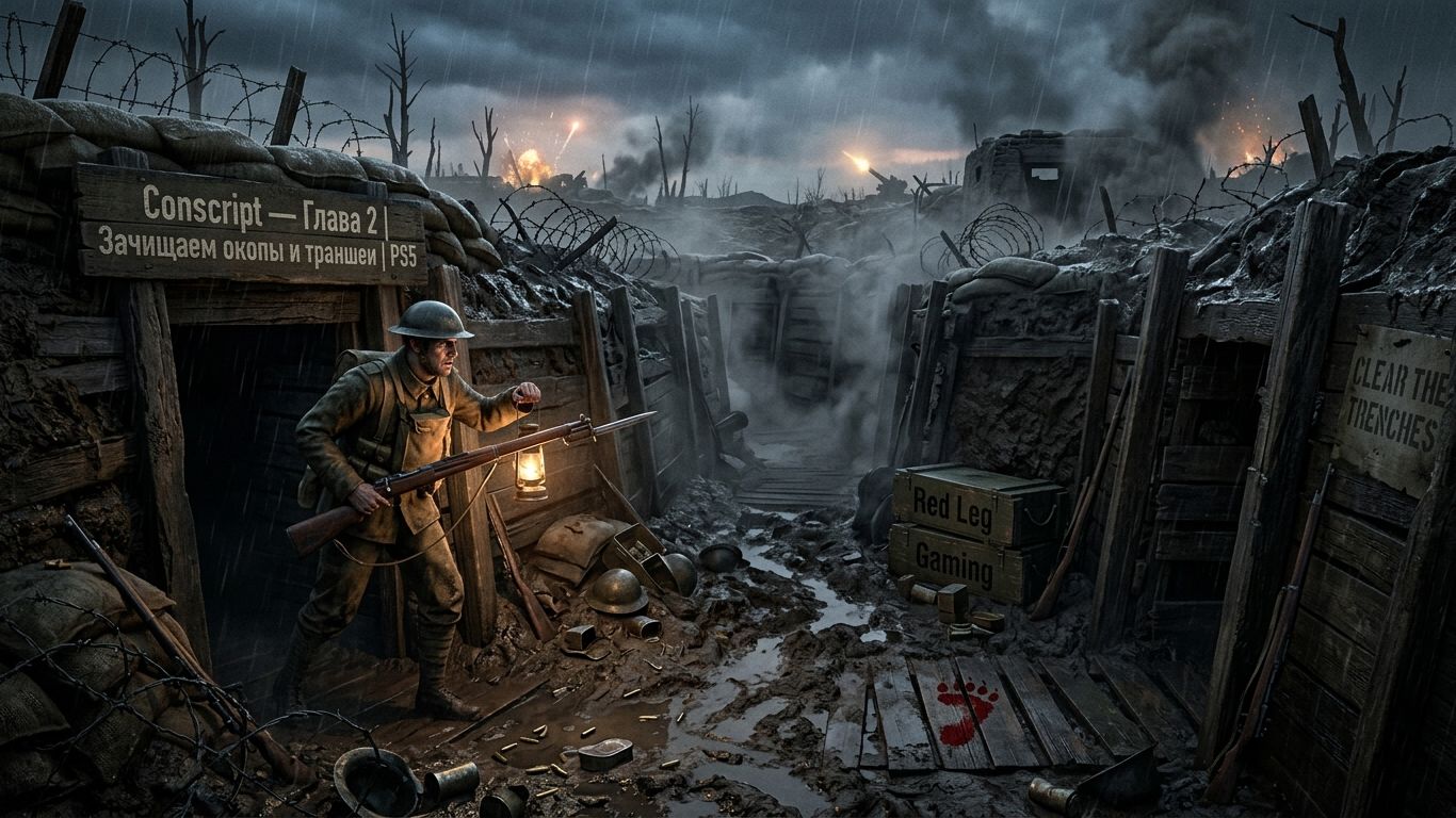 Conscript — Грязь, траншеи и выживание | Chapter 2 | PS5 смотреть онлайн