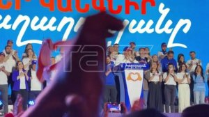 Митинг сторонников партии «Гражданский договор» в Ереване