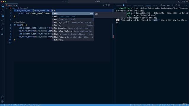 120. String Slices as Function Parameters смотреть онлайн