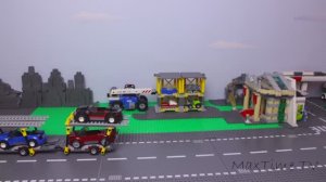 LEGO Поезда и Машинки Мультик про железнодорожный переезд 🚂🚗