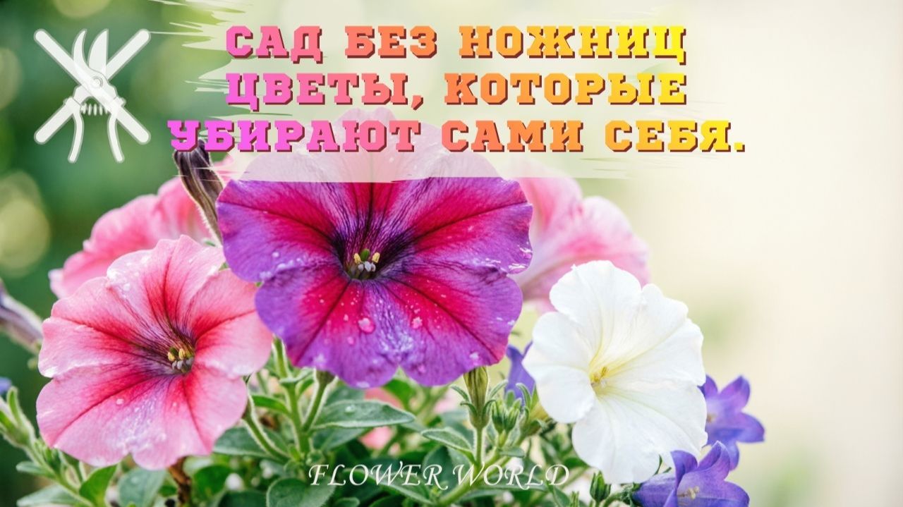 Сад без ножниц: цветы, которые убирают сами себя 🌸✨