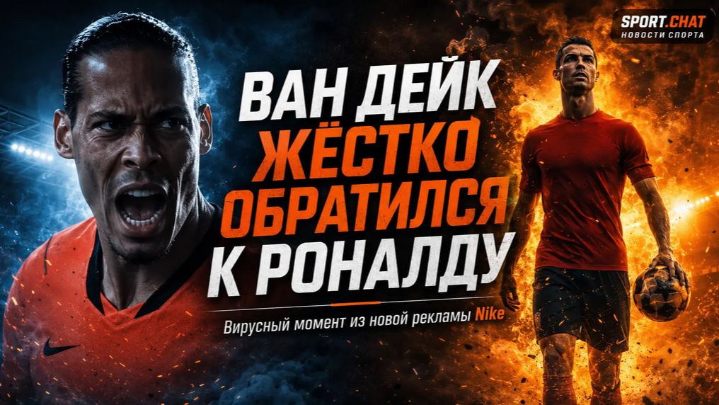 SPORT.CHAT - Роналду Ван Дейк и звёзды футбола в рекламе Nike Rip The Script к ЧМ-2026
