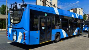 Поездка на троллейбусе 37 маршрута ГУП «Горэлектротранс» ул. Пионерстроя - ст. м Проспект Ветеранов