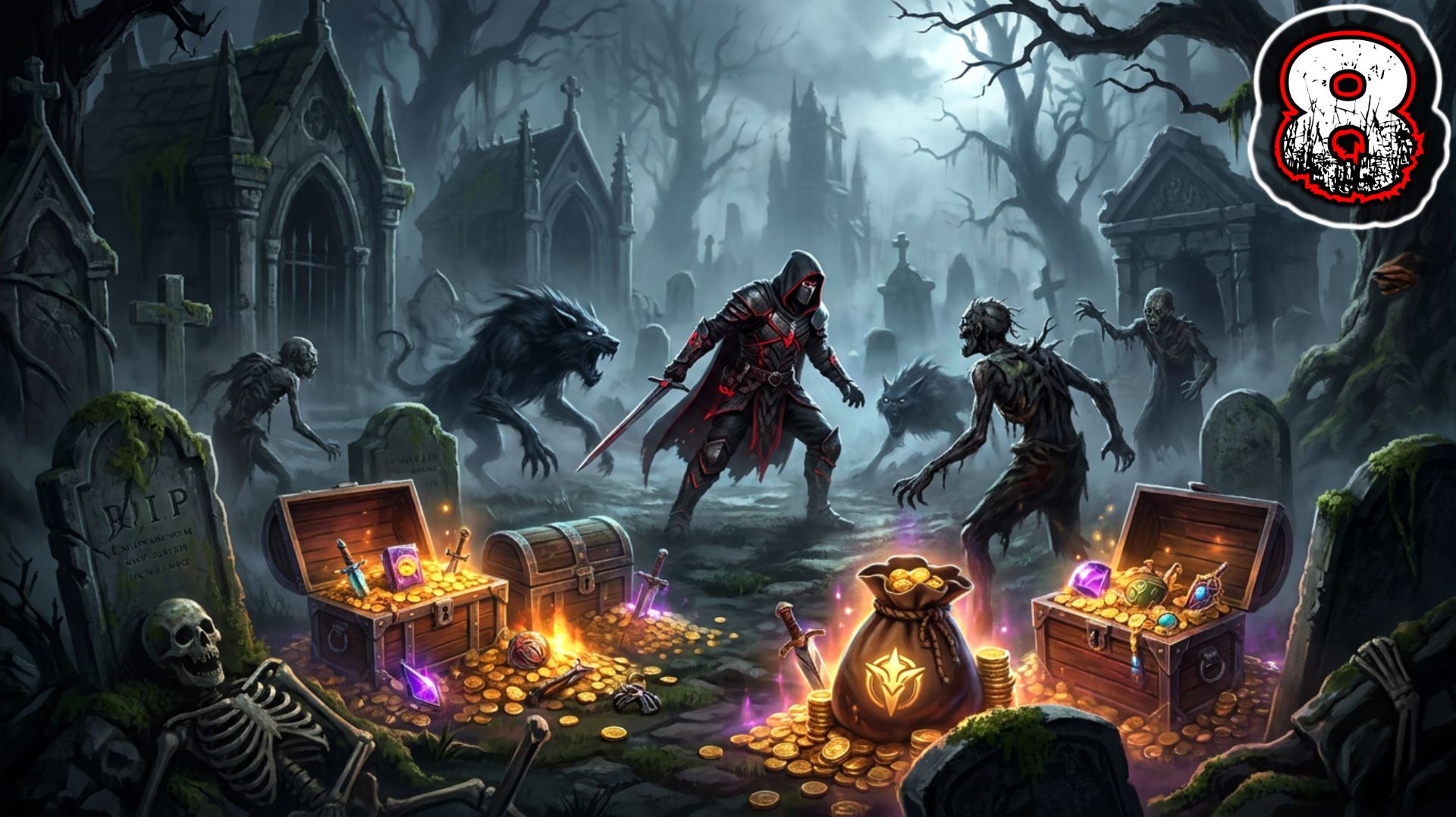 DARK BESTIARY #8 - Патруль 1-6: Вороний Луг. Шахты. Лес. Темнолесье. Болото. Кладбище