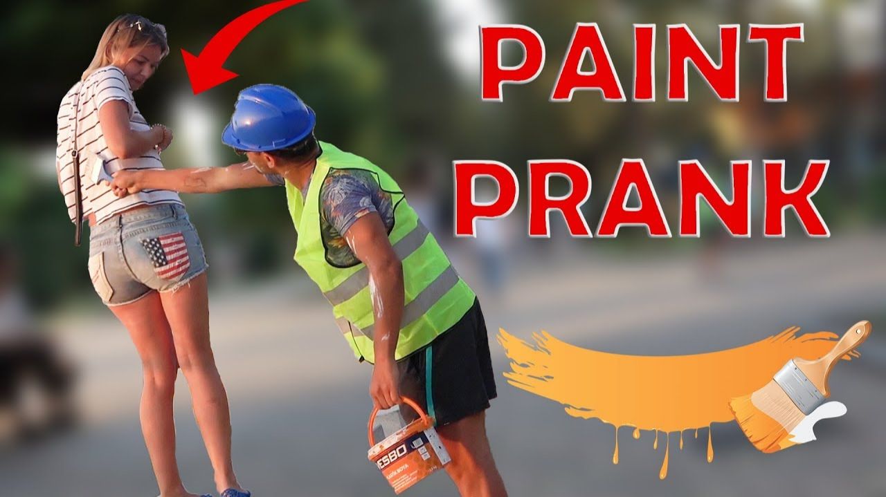 PAINT PRANK  Лучшее из того что просто для смеха  УДИВИТЕЛЬНЫЕ РЕАКЦИИ