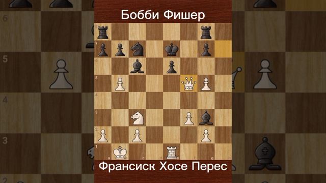 Фишер против Перес (1960) 17-летний американец громит чемпиона