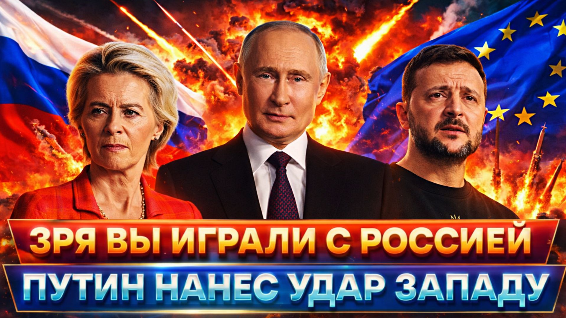 Зря вы игрались с Россией// Путин нанес ответ Западу// Европа не знает что делать с РФ смотреть онлайн