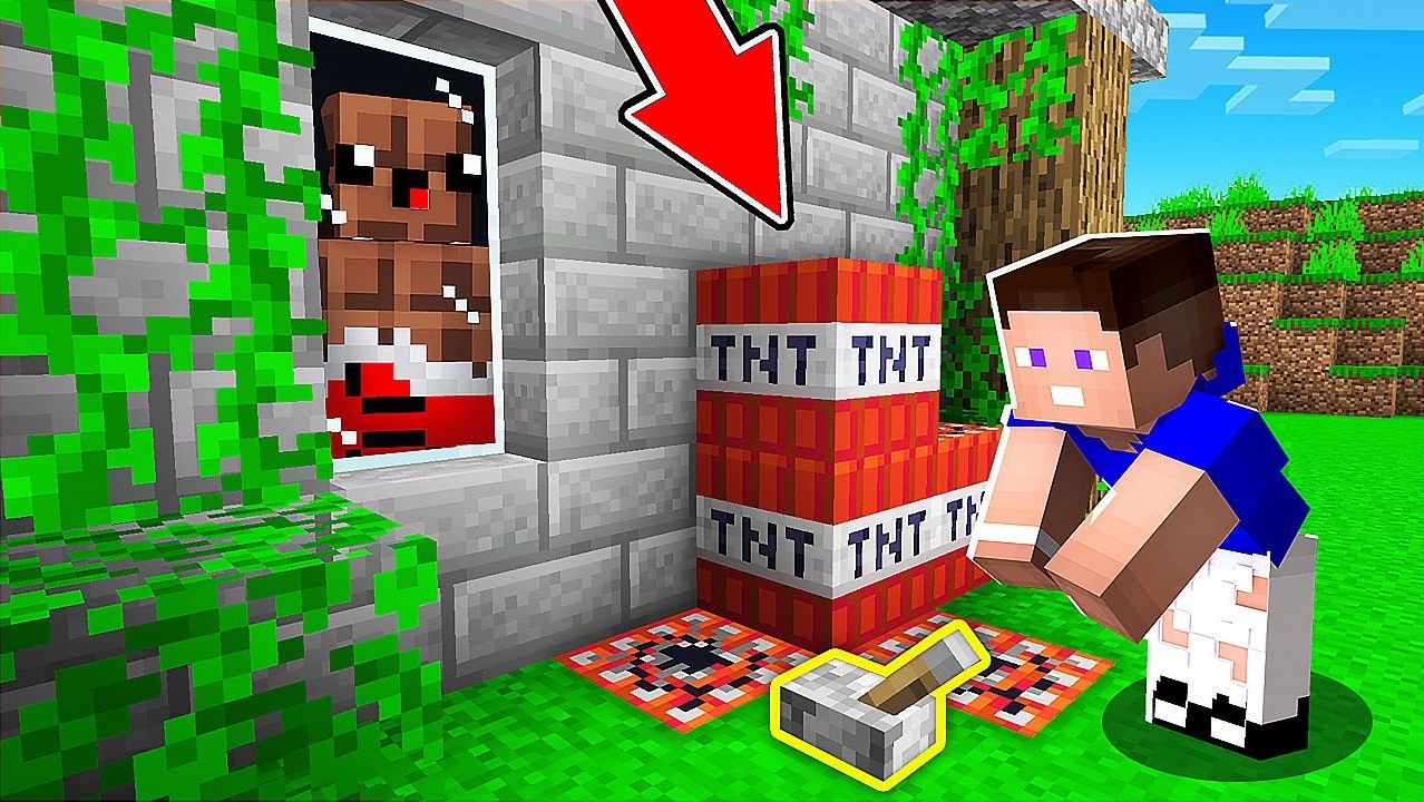 18 РАБОЧИХ СПОСОБОВ ПРОБРАТЬСЯ В ДОМ НУБА В МАЙНКРАФТ ! - (ВЛАДУС) #Minecraft #Майнкрафт смотреть онлайн