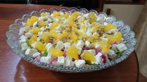 Очень вкусный салат с апельсином/То что нужно в такую погоду
