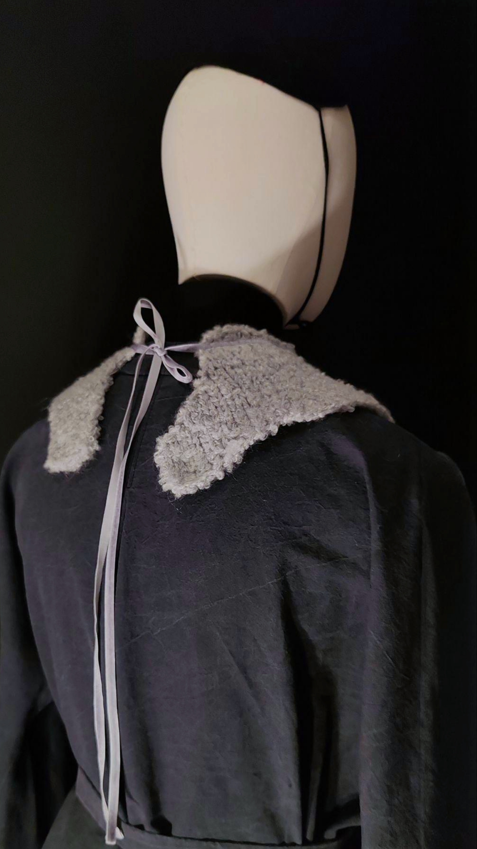 МИНИ с ВОРОТНИКОМ воротник воротникспицами воротничок аксессуары вяжемвместе knitting love