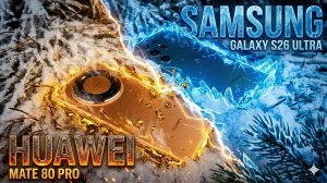 Что купить в 2026? Честное сравнение Huawei Mate 80 Pro и Samsung Galaxy S26 Ultra