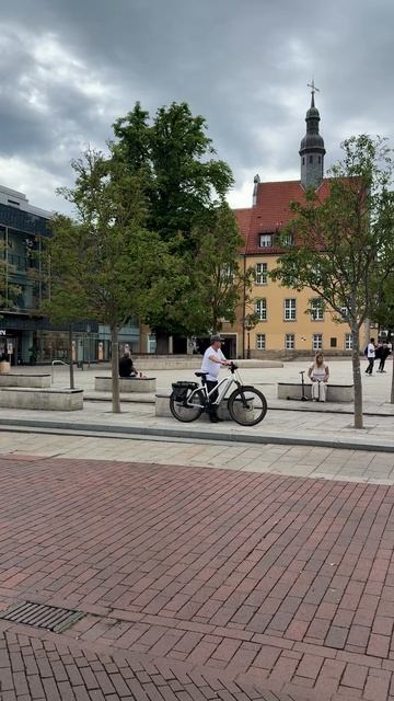 Городская площадь в Гютерсло Германия 2.06.26