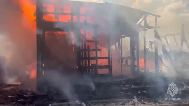 Курские огнеборцы МЧС России ликвидировали пожар в Курском районе