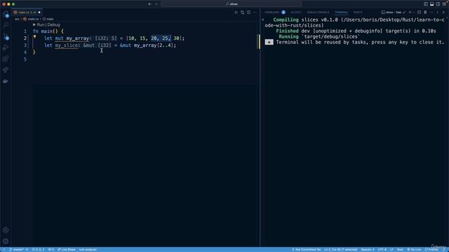 123. Mutable Array Slices смотреть онлайн