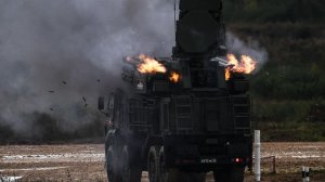 «Панцирь-С» на круглосуточном дежурстве. Лучшее видео из зоны СВО