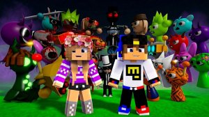 МОЙ ДРОН снял СПРУНКИ в МАЙНКРАФТ НУБ И ПРО ЭВОЛЮЦИЯ ВИДЕО MINECRAFT Евгенбро