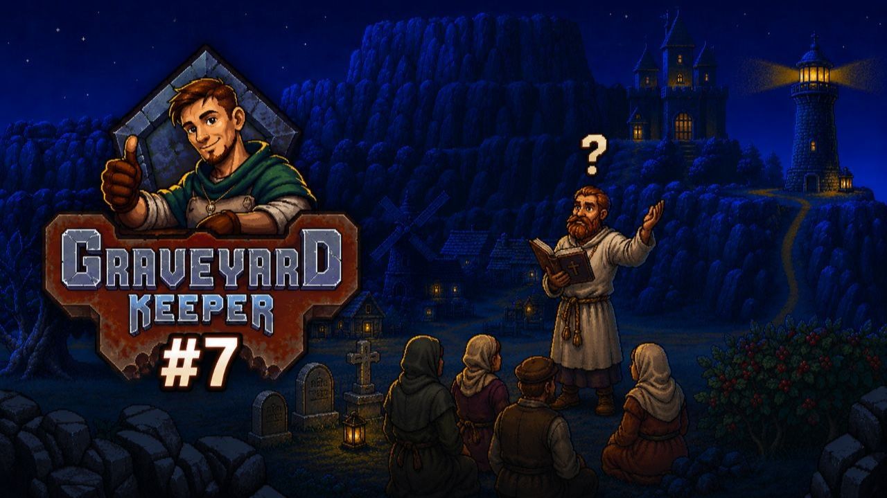 ОСЕЛ ОБЗЫВАЕТ КАПИТАЛИСТОМ! ОТКРЫЛ ЦЕРКОВЬ - Graveyard Keeper #7