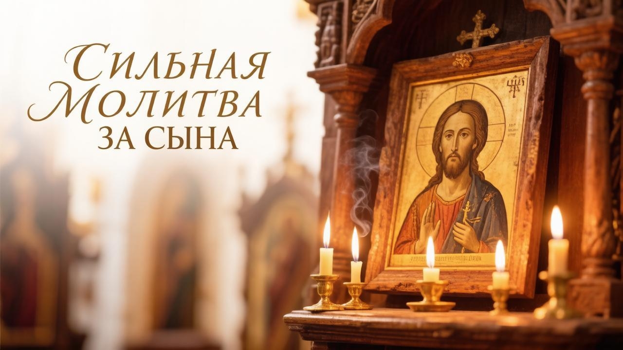Сильная молитва за сына он будет спасен