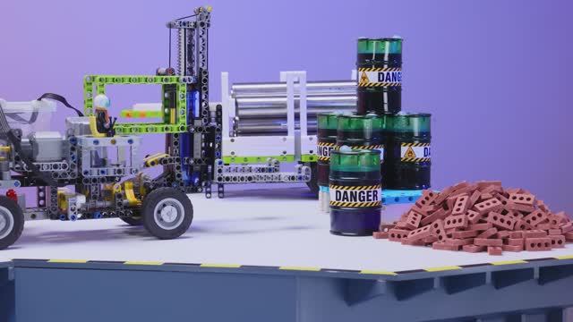 Инженерный вызов LEGO! Машина Лего на разводном мосту!
