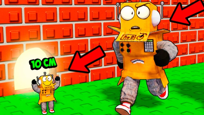 РОБЛОКС НО КАЖДЫЙ ШАГ Я СТАНОВЛЮСЬ МЕНЬШЕ! ЭВОЛЮЦИЯ РОСТА в Roblox смотреть онлайн