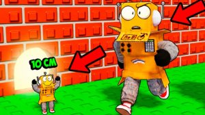 РОБЛОКС НО КАЖДЫЙ ШАГ Я СТАНОВЛЮСЬ МЕНЬШЕ! ЭВОЛЮЦИЯ РОСТА в Roblox