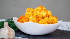 Хрустящая маринованная цветная капуста по-корейски. Мой любимый рецепт!